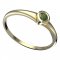 BG moldavit ring - 551I - Metal: Yellow gold 585, Stone: Moldavite