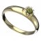 BG vltavínový prsten 554T - Kov: Žluté zlato 585, Kámen: Vltavín
