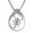 BG zlatý přívěšek Štír 047 Bílé zlato - 585 Diamant