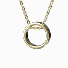 BG zlatý kroužek s řetízkem 1155 MA Žluté zlato - 585