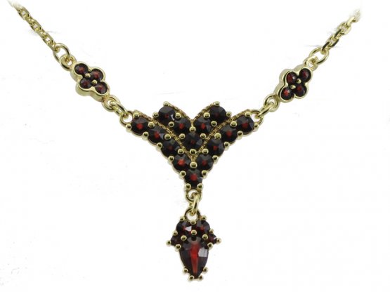 BG náhrdelník s granátem  258