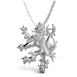 BG přívěšek-Český lev 1199 Bílé zlato - 585