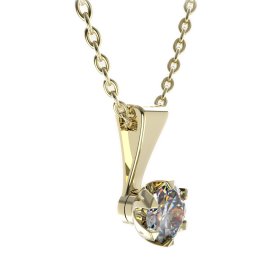 BG zlatý přívěšek 872 Žluté zlato - 585 Diamant