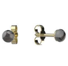 BeKid dětské náušnice 1290 s perlou Žluté zlato - 585