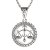 BG zlatý přívěšek Váhy 045 Bílé zlato - 585 Diamant