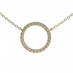 BG zlatý náhrdelník kruh 1155/26