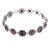 BG náramek 293 Stříbro 925 - rhodium Granát