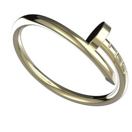 BG zlatý prsten hřebík 1452 Žluté zlato - 585