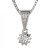 Zlatý přívěsek s lab-grown diamantem, bílé zlato 585 – 987