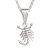 BG zlatý přívěšek Štír 040 Bílé zlato - 585 Diamant
