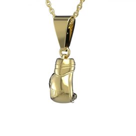 BG zlatý diamantový přívěs  boxerka 1375 Růžové zlato 585 (30-90dní) Diamant