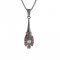 BG přívěs s přírodní perlou 537-C - Kov: Stříbro 925 - rhodium, Kámen: Granát a perla