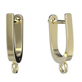 BG zlatý závěs dámské náušnice /90 Žluté zlato - 585