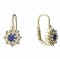 BeKid, Gold kids earrings -319 - Switching on: Brizura 0-3 roky, Metal: Yellow gold 585, Stone: White cubic zircon