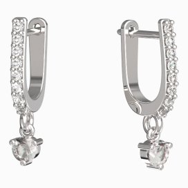 BeKid dětské náušnice 780 Bílé zlato - 585 Diamant