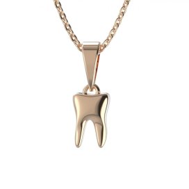 BG zlatý přívěšek Zub 1365 Růžové zlato 585 (30-90dní)