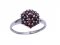BG prsten přírodní broušený granát   813