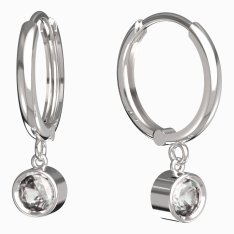BG zlaté náušnice 771 Bílé zlato - 585 Diamant