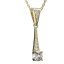 BG zlatý diamantový přívěšek 985 Žluté zlato - 585 Diamant lab-grown