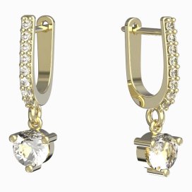 BG zlaté náušnice 783 Žluté zlato - 585 Diamant