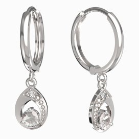 BeKid dětské náušnice 1242-3,5 Žluté zlato - 585 Bílý kubický zirkon