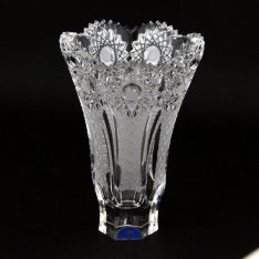 Xрустальная ваза ручной резки 594 Šafránek