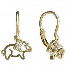 BeKid, Gold kids earrings -1158