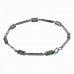 BG bracelet 648 - Metal: Silver 925 - rhodium, Stone: Moldavite