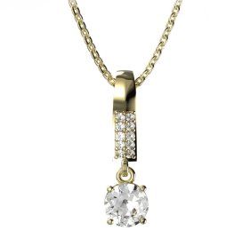 BG zlatý přívěšek  727 Žluté zlato - 585 Diamant