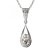 BG zlatý přívěšek  638 Bílé zlato - 585 Diamant