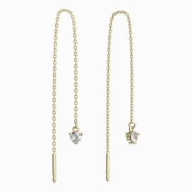 BG zlaté náušnice 780 Žluté zlato - 585 Diamant