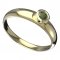 BG moldavit ring - 551T - Metal: Yellow gold 585, Stone: Moldavite