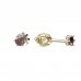 BG garnet earrings - 1293 - Switching on: Puzeta, Metal: Yellow gold 585, Stone: Garnet