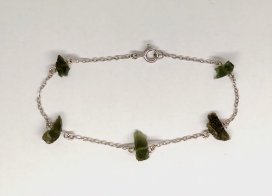 BG náramek přírodní kámen-Vltavín 001