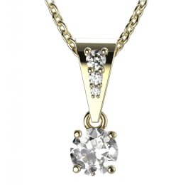 BG zlatý přívěšek  726 Žluté zlato - 585 Diamant