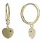 BeKid, Gold kids earrings -847 - Switching on: Brizura 0-3 roky, Metal: Yellow gold 585, Stone: White cubic zircon
