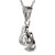 BG zlatý diamantový přívěs  boxerky 1376 Bílé zlato - 585 Diamant