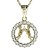 Zlatý přívěsek znamení Blíženci s diamantem, žluté zlato 585 – 044 (ZD34044F2)