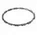 BG bracelet 196 - Metal: Silver 925 - ruthenium, Stone: Garnet