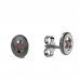 BG earrings with garnet 1580