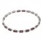 BG bracelet 536 - Metal: Silver 925 - ruthenium, Stone: Garnet