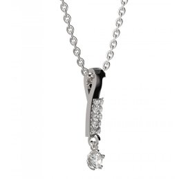 BG zlatý přívěšek 873 Bílé zlato - 585 Diamant