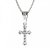 BG zlatý přívěšek křížek 256 Bílé zlato - 585 Diamant
