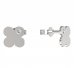 BeKid, Gold kids earrings -828 - Switching on: Puzeta, Metal: White gold 585, Stone: Diamond