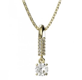 BG zlatý přívěšek  726 Žluté zlato - 585 Diamant