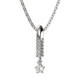 BG zlatý přívěšek 873 Bílé zlato - 585 Diamant