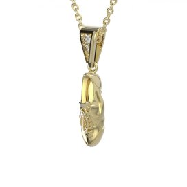 BG zlatý přívěšek Bota 1381 Žluté zlato - 585 Diamant