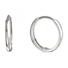 BG zlaté náušnice kruhy 1299 - kruhy Růžové zlato - 585