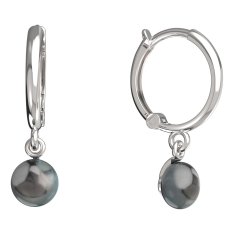 BeKid dětské náušnice 1291 s perlou Bílé zlato - 585