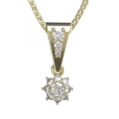 BG zlatý přívěšek 886 Žluté zlato - 585 Diamant